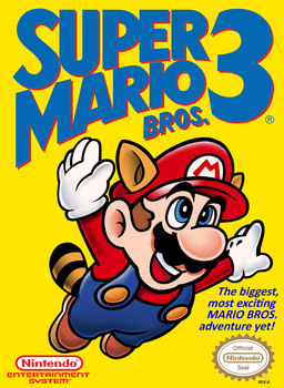 Super Mario Bros 3 NES box art